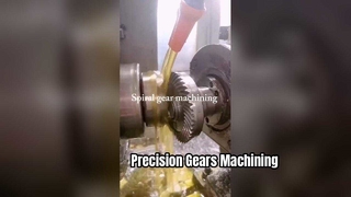 The processing procedure of spiral gears