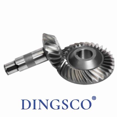 Transmission Pinion Helical Bevel Grinding Gears High-Efficiency with Hardened Steel