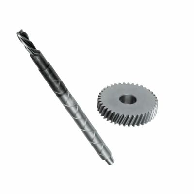 Cylindrical Gear With Twist Drill Helical Tooth For 10mm Electric Drill
