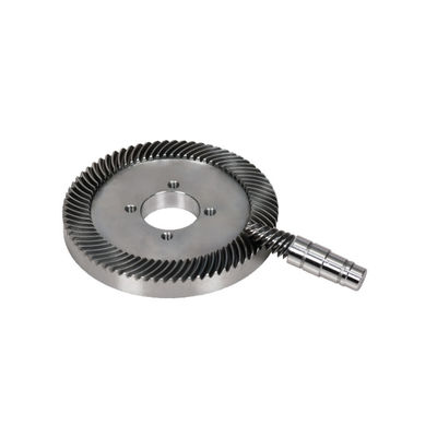 Hypoid Spiral Bevel Gears Stable Smooth Transmission High Reduction Ratio 16 Teeth 18 Teeth