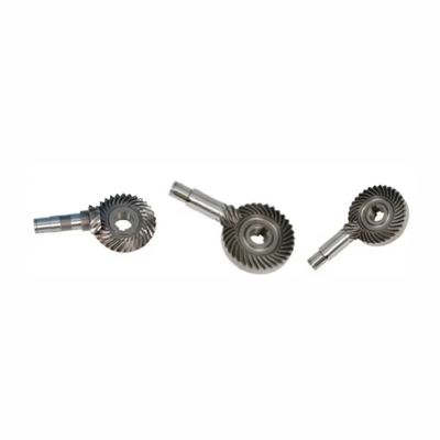 Cylindrical Angle 90 Degree Spiral Bevel Gear Shaft High Performance