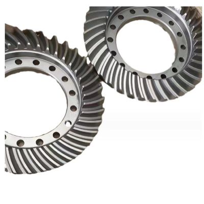 Spiral Bevel Industrial Robot Gears Metal Tooth Processing