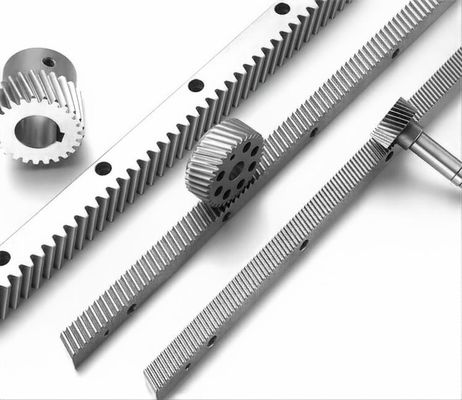 DIN 6- DIN 8 Helical Gear Straight Gear Rack with Milling, Grinding & Quenching