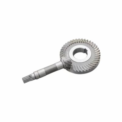 Polisher Spiral Helical Hypoid Bevel Gear Set Forged Casting Crown Bevel Pinion For Polishing Edging Machine