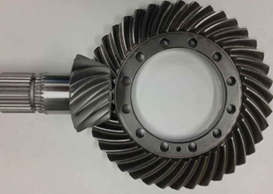 Forged Hypoid Gear Alloy Steel Pinion Helical Tooth Mini Bevel Gear
