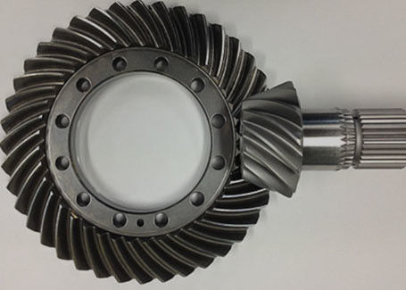 Forged Hypoid Gear Alloy Steel Pinion Helical Tooth Mini Bevel Gear