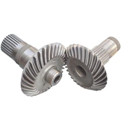 Small Module Spline Shaft Spiral Bevel Gear Grinding Gear With High Precision