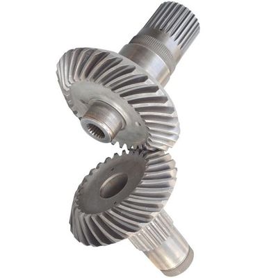 Small Module Spline Shaft Spiral Bevel Gear Grinding Gear With High Precision