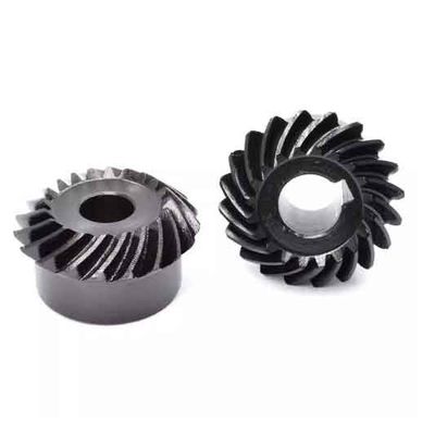1.5 Module Crown Wheel And Pinion Steel Hardened Spiral Bevel Gear For Bike