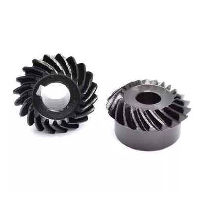 1.5 Module Crown Wheel And Pinion Steel Hardened Spiral Bevel Gear For Bike