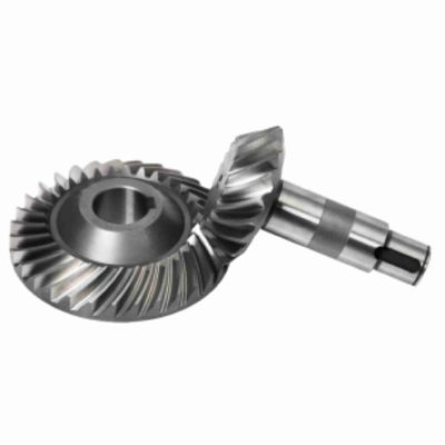 Transmission Pinion Helical Bevel Grinding Gears High-Efficiency with Hardened Steel