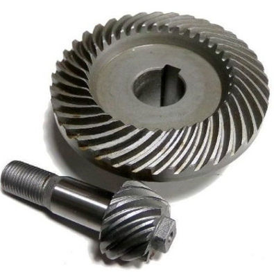 High-Ratio Hypoid Gear Pair Involute Bevel Gear Worm Wheel Pinion