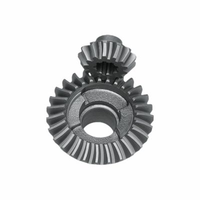 Zero-Degree Spiral Gear Multi-Tooth Meshing Less Axial Forces