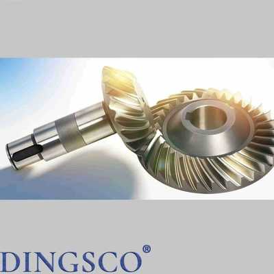 Industrial Drives High-Strength Ground Helical Bevel Gears Manufacturing