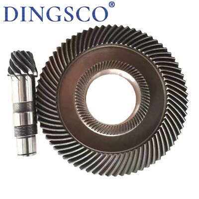 Custom HRC 58–62 Spiral Bevel Gear Pinion From China Hardened Steel for Industry Machine